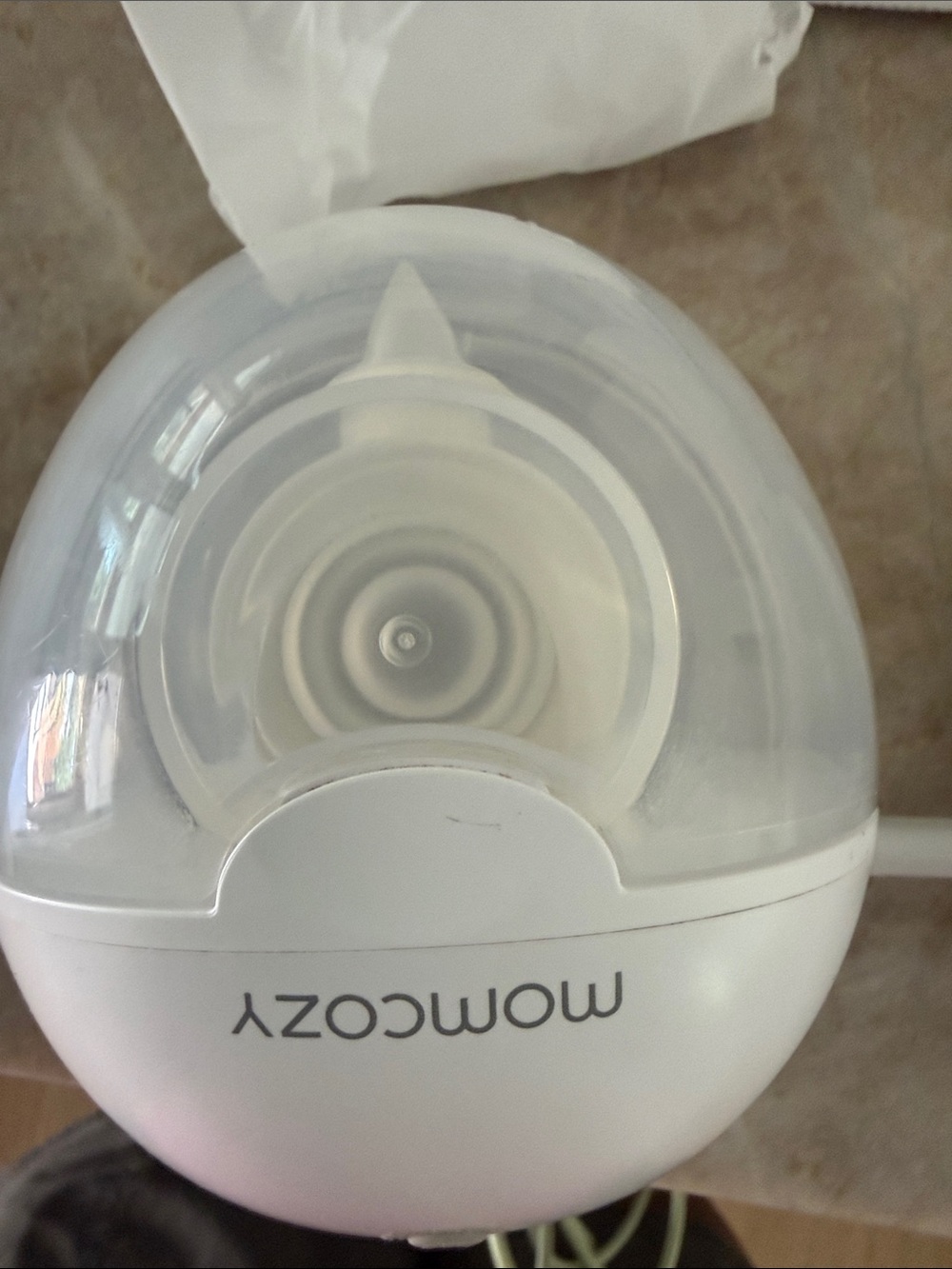 Momcozy Double Electric Breast Pump with Cream Carry Case - Cream/Pink - Picture 8 of 16